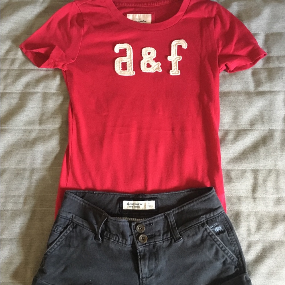 Abercrombie T-shirt and Shorts